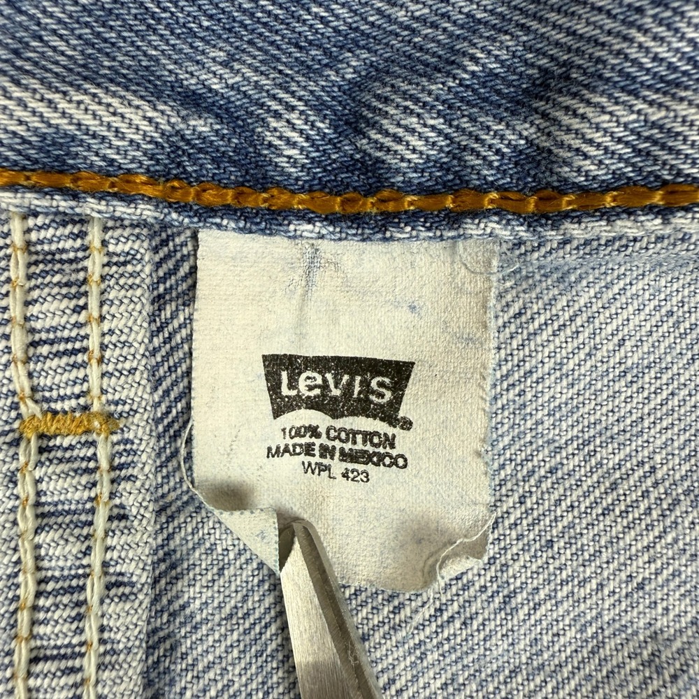 Levi's 501 Jeans Mens 38x30 (Fits 36x29) Light Wash Button Fly 2002 Y2K - Picture 3 of 16